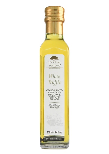 Tartufi Extra Virgin Olive Oil & White Truffle (250 ml) زيت زيتون بكر ممتاز و كمأة أبيض